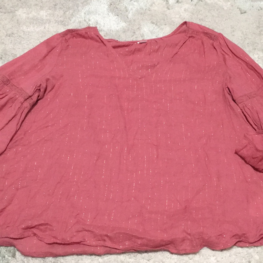 Rose pink blouse